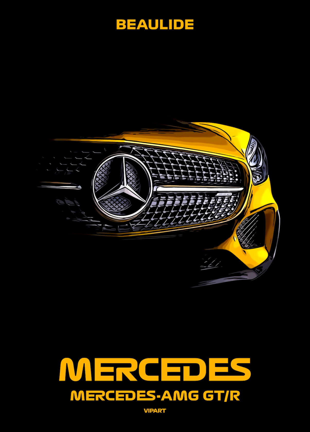 VIPART BEAULIDE poster Mercedes-AMG GT/R