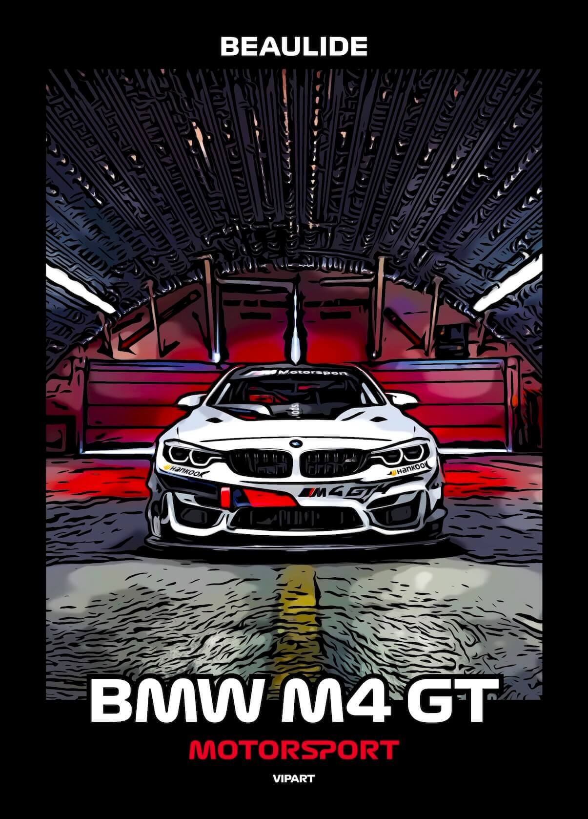 VIPART BEAULIDE poster BMW M4 GT