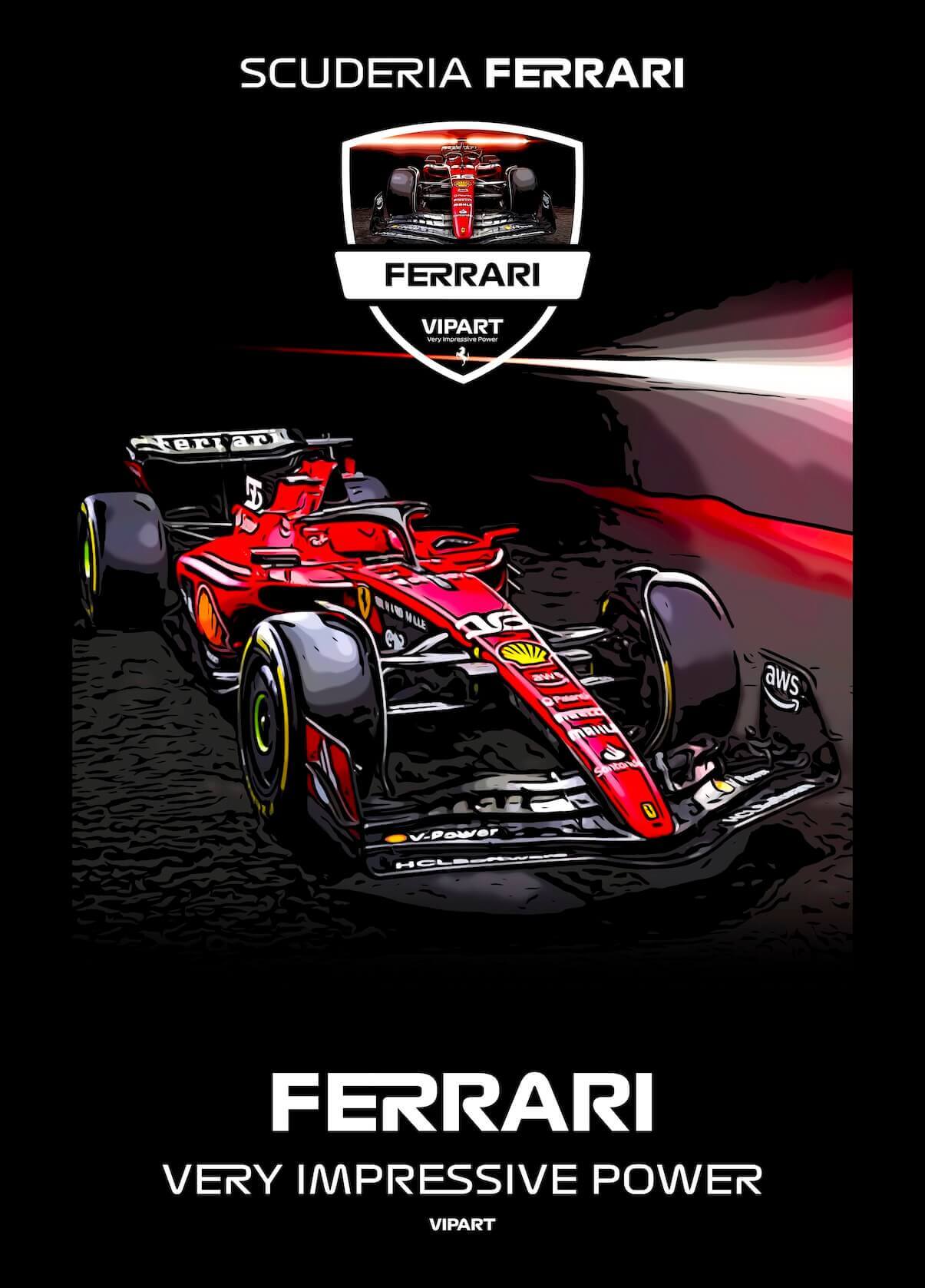 VIPART poster Scuderia Ferrari