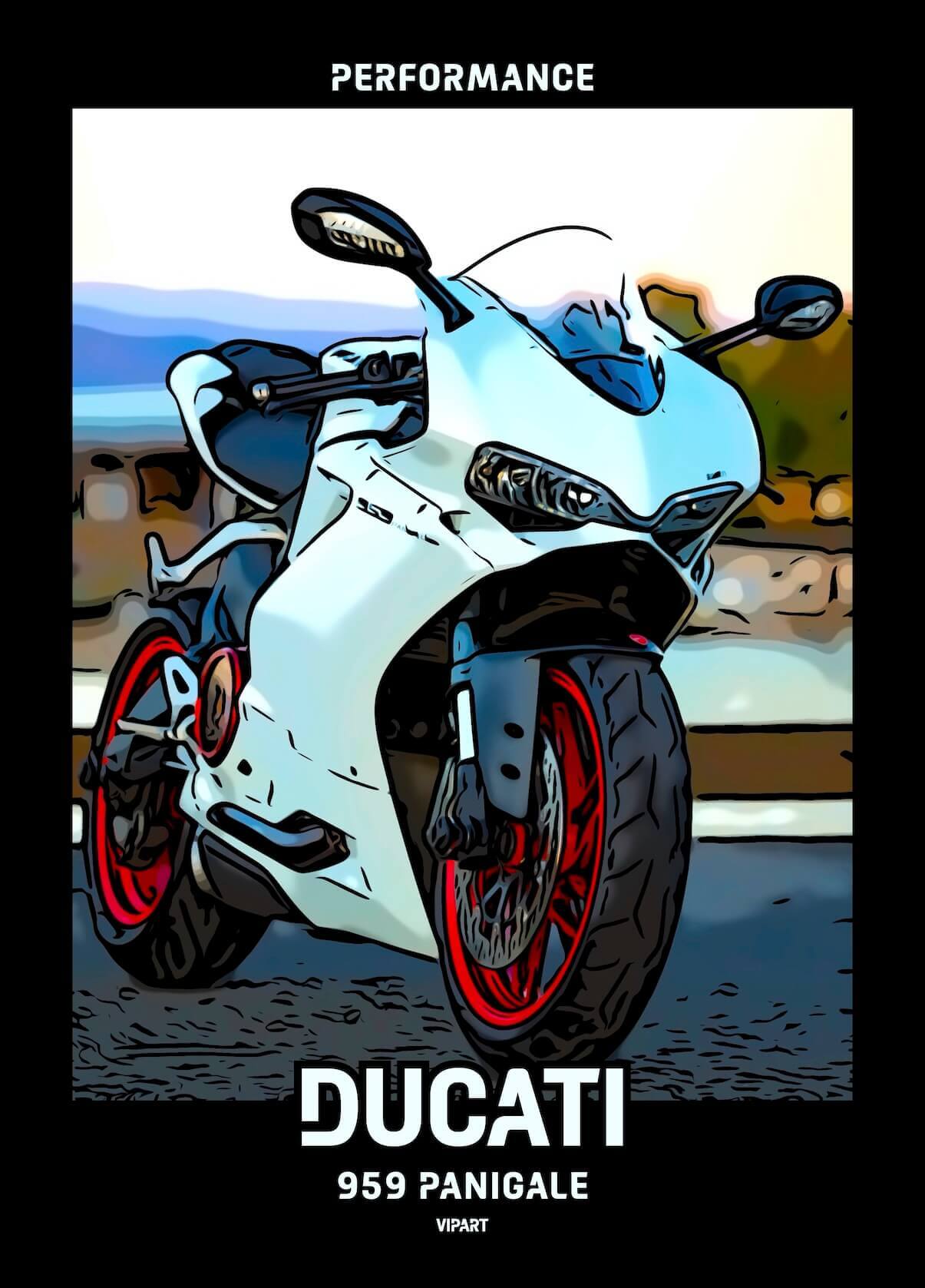 VIPART poster Ducati 959 Panigale