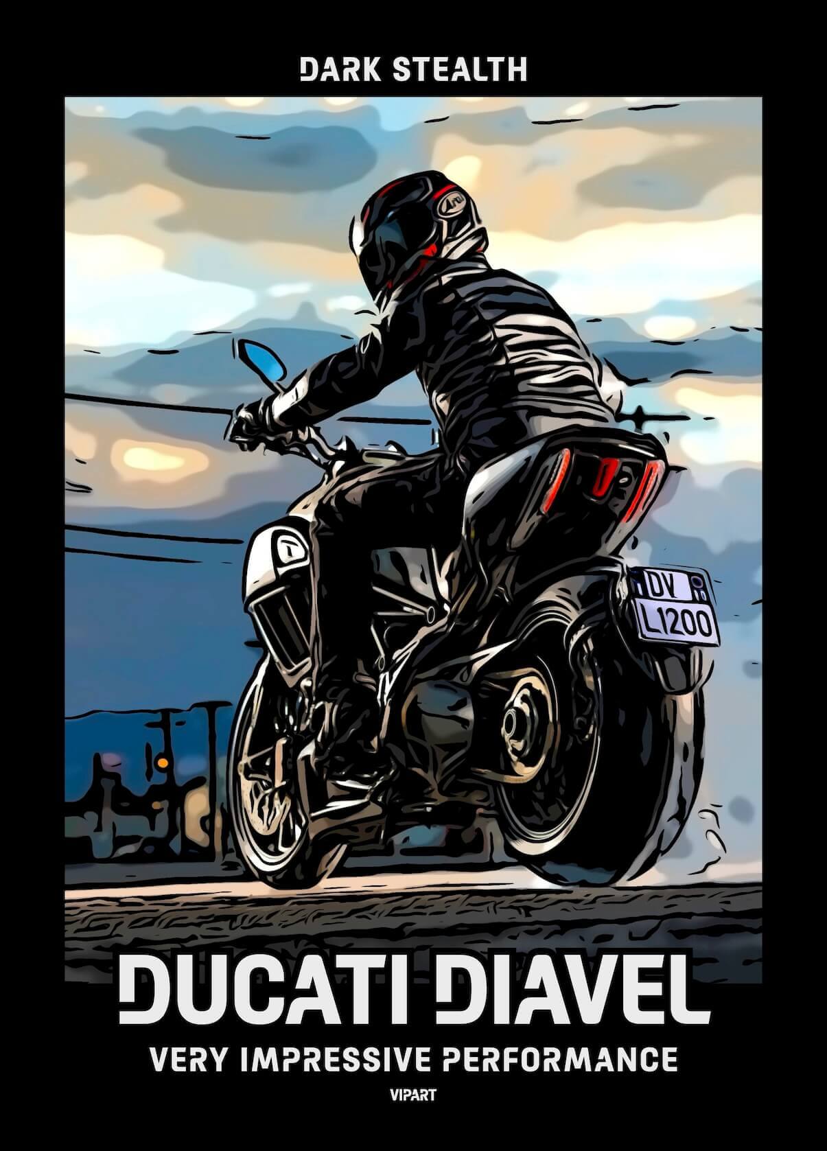 VIPART poster Ducati Diavel