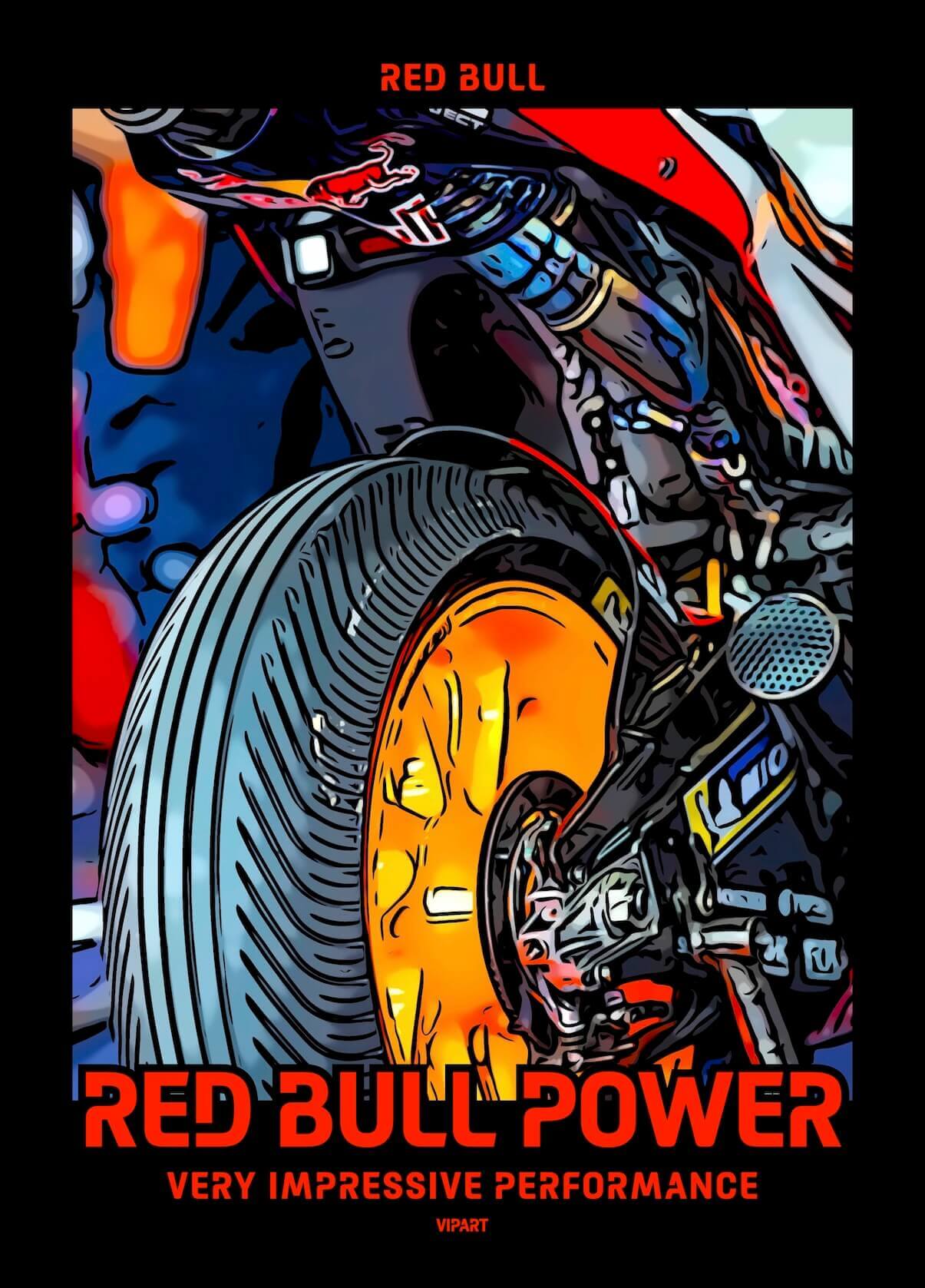 VIPART poster Red Bull Power Performance