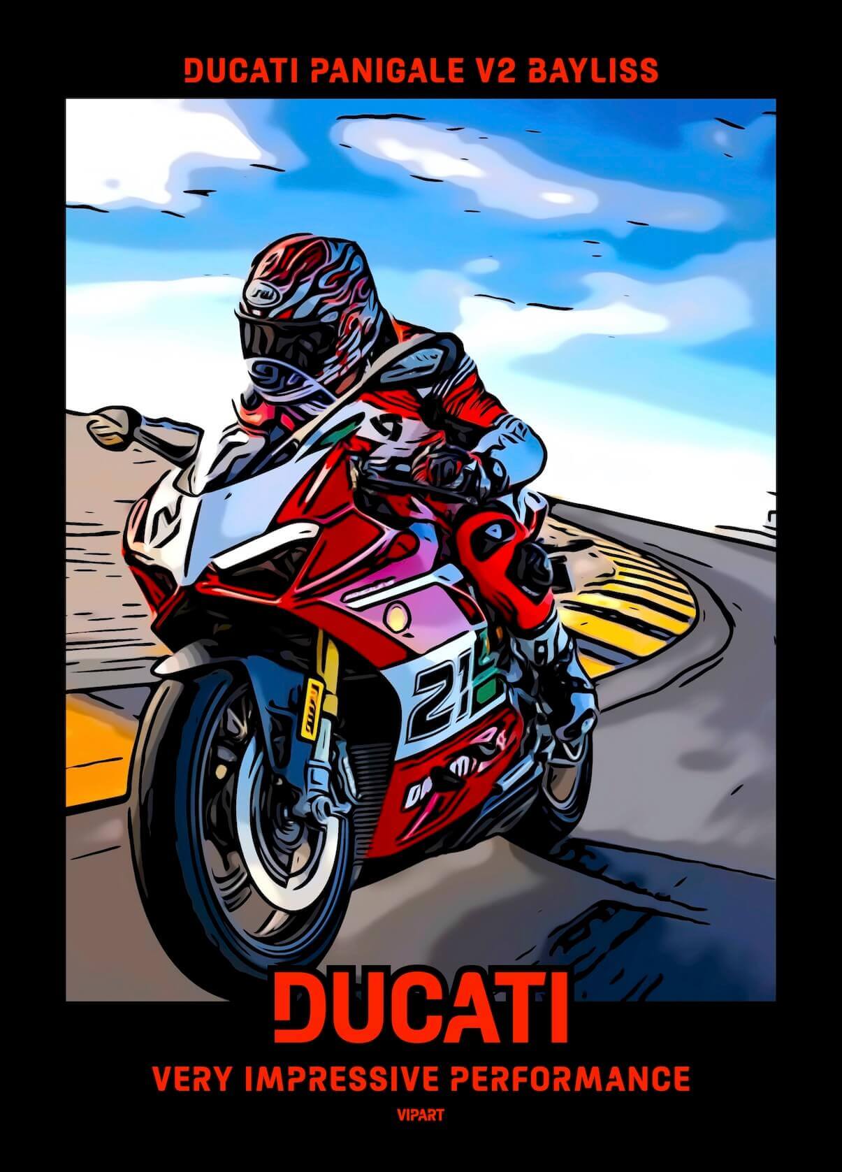 VIPART poster Ducati Bayliss