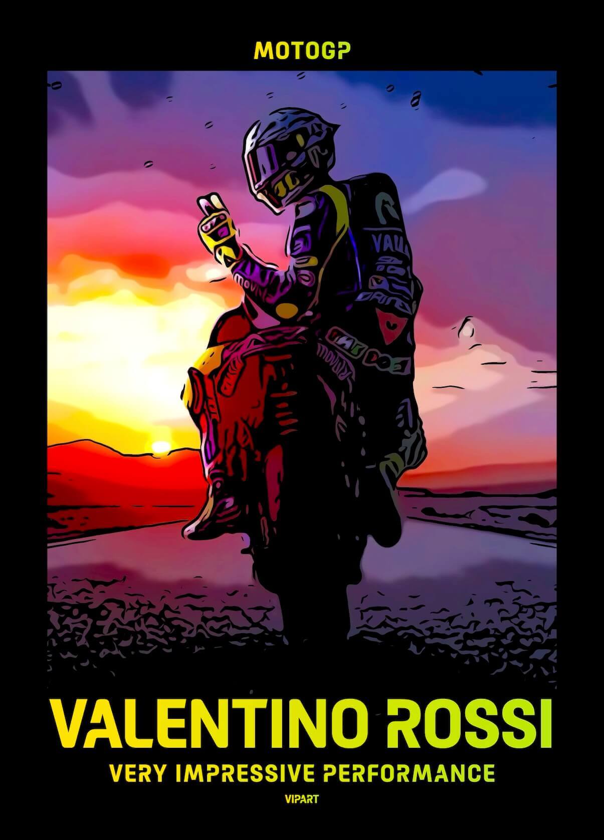 VIPART poster Valentino Rossi