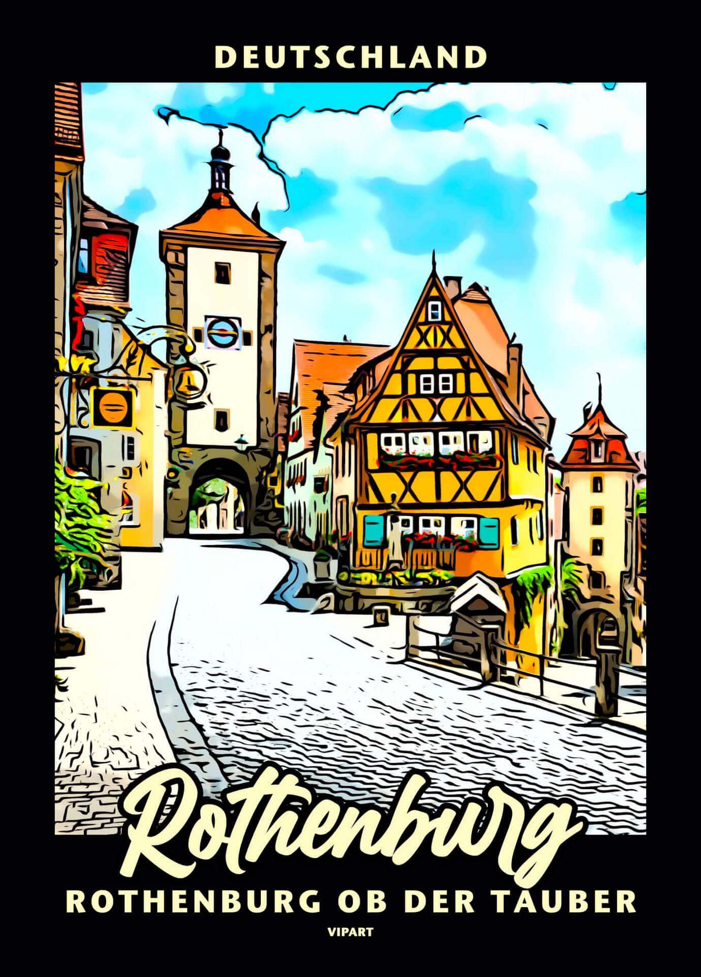 VIPART poster Rothenburg ob der Tauber Deutschland