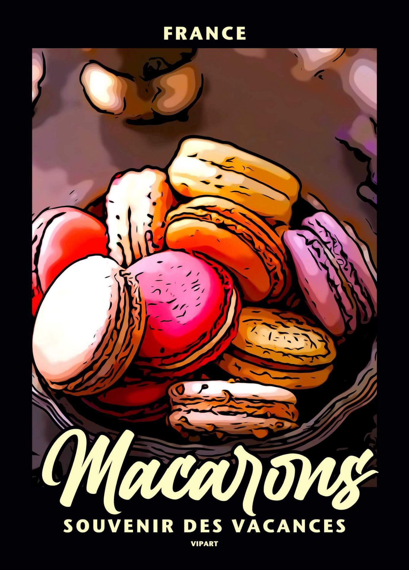 VIPART poster Macarons France