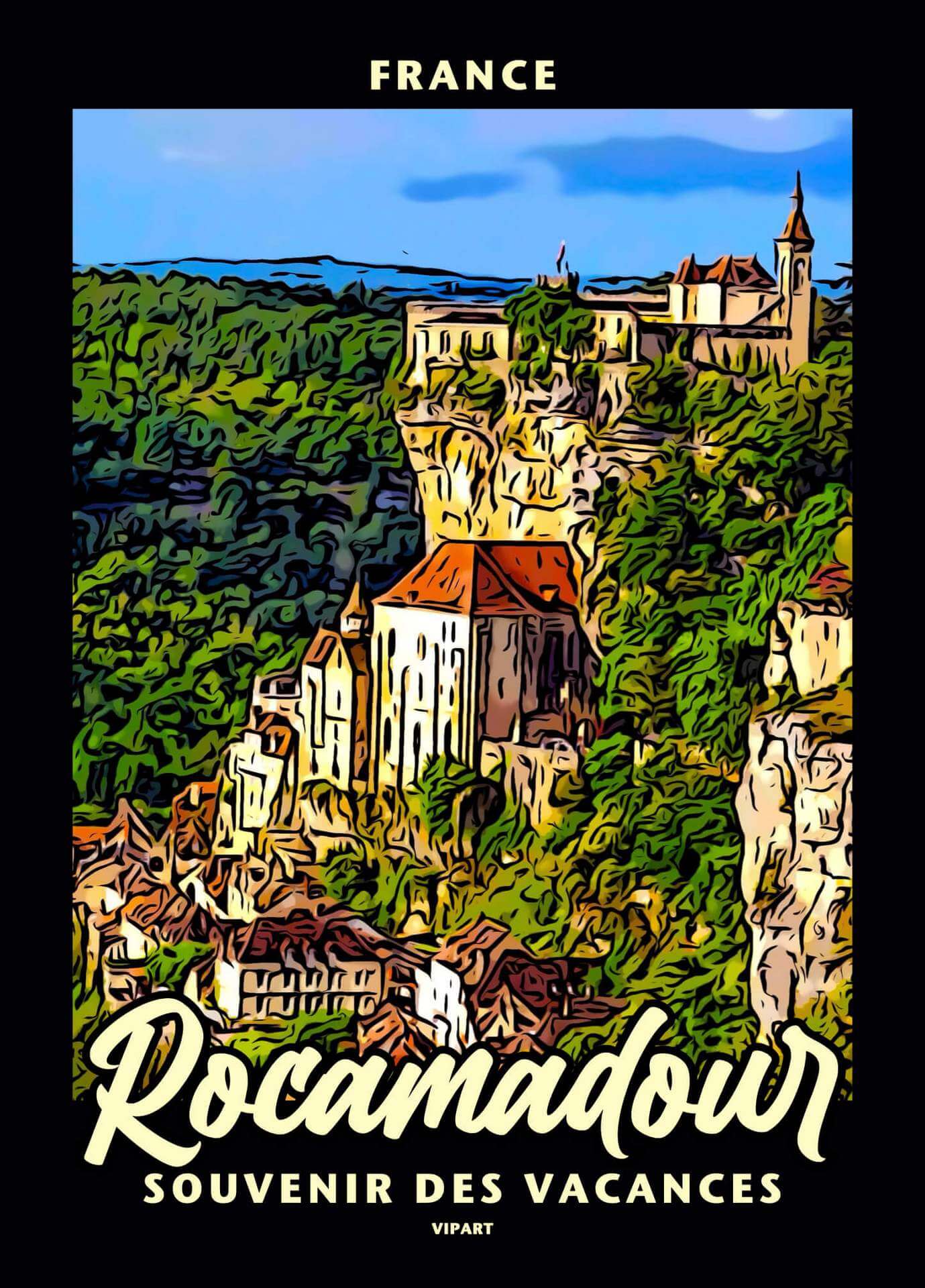 VIPART poster Rocamadour France