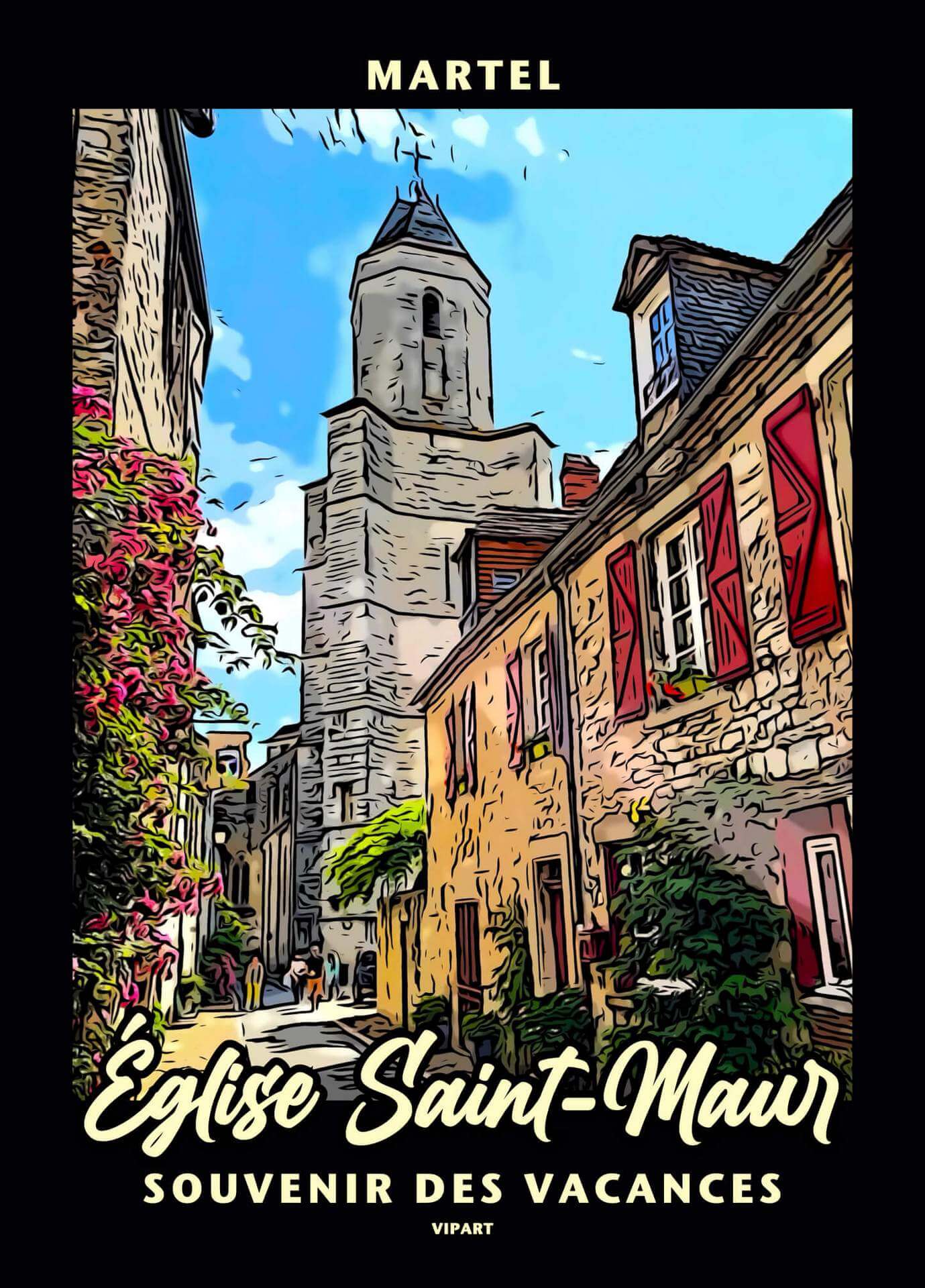 VIPART poster Eglise Saint-Maur France