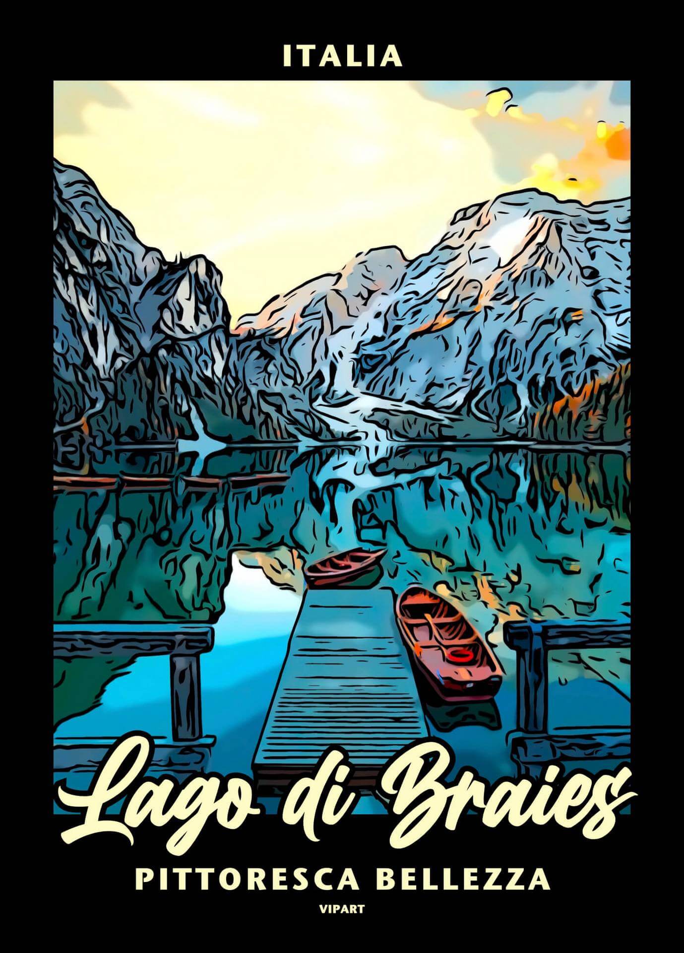 VIPART poster Lago di Braies