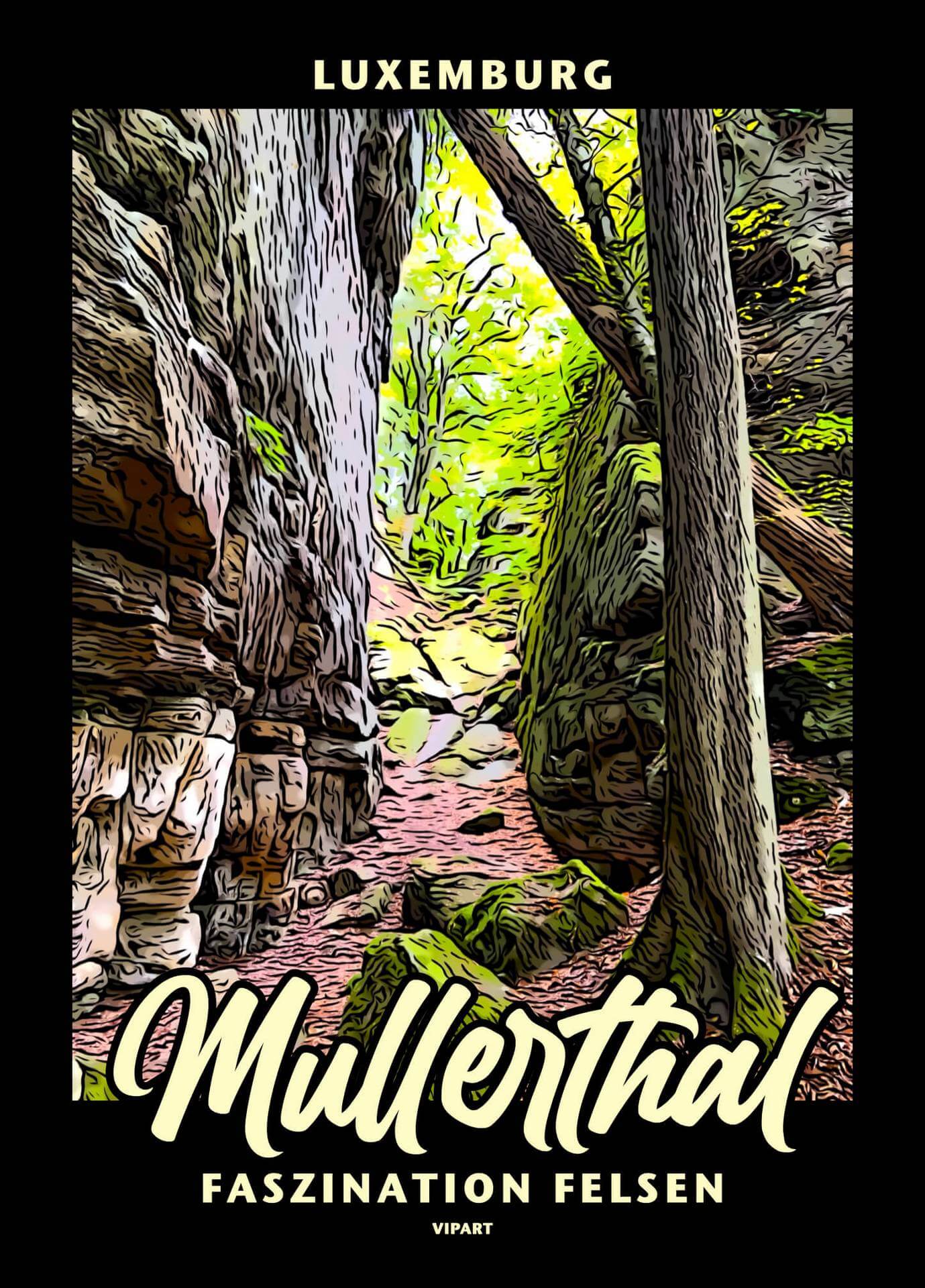 VIPART creatie Mullerthal Trail Faszination Felsen