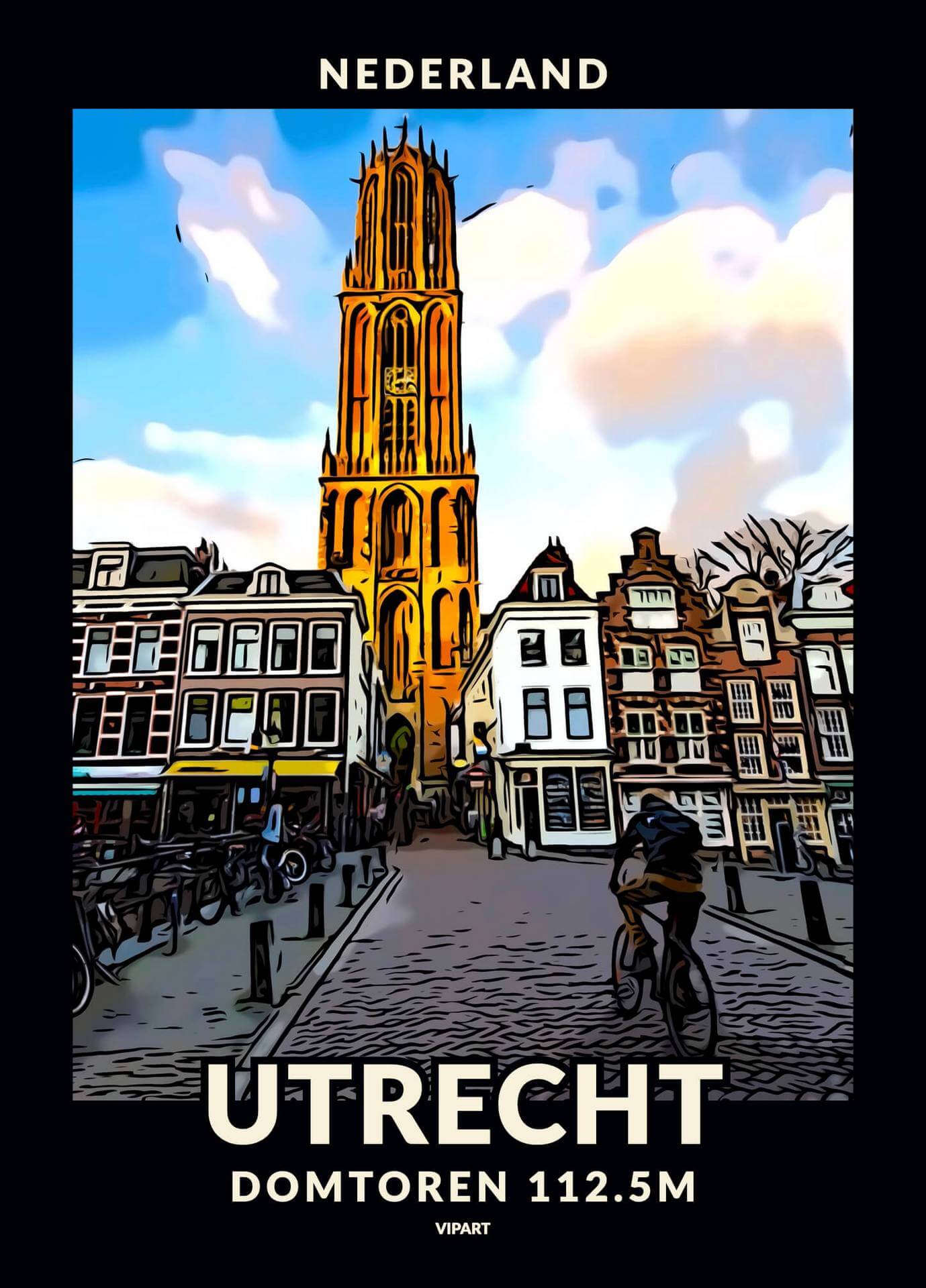 VIPART poster Domtoren Utrecht Nederland