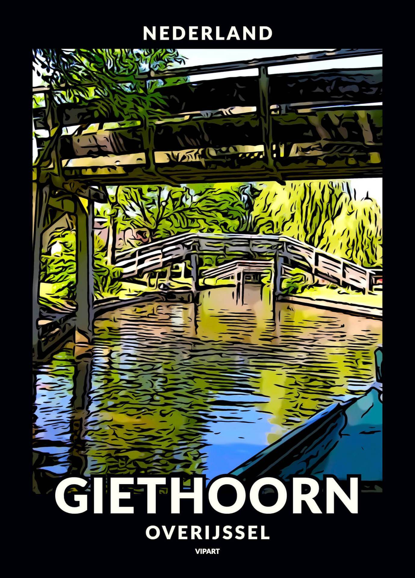 VIPART poster Giethoorn Overijssel Nederland