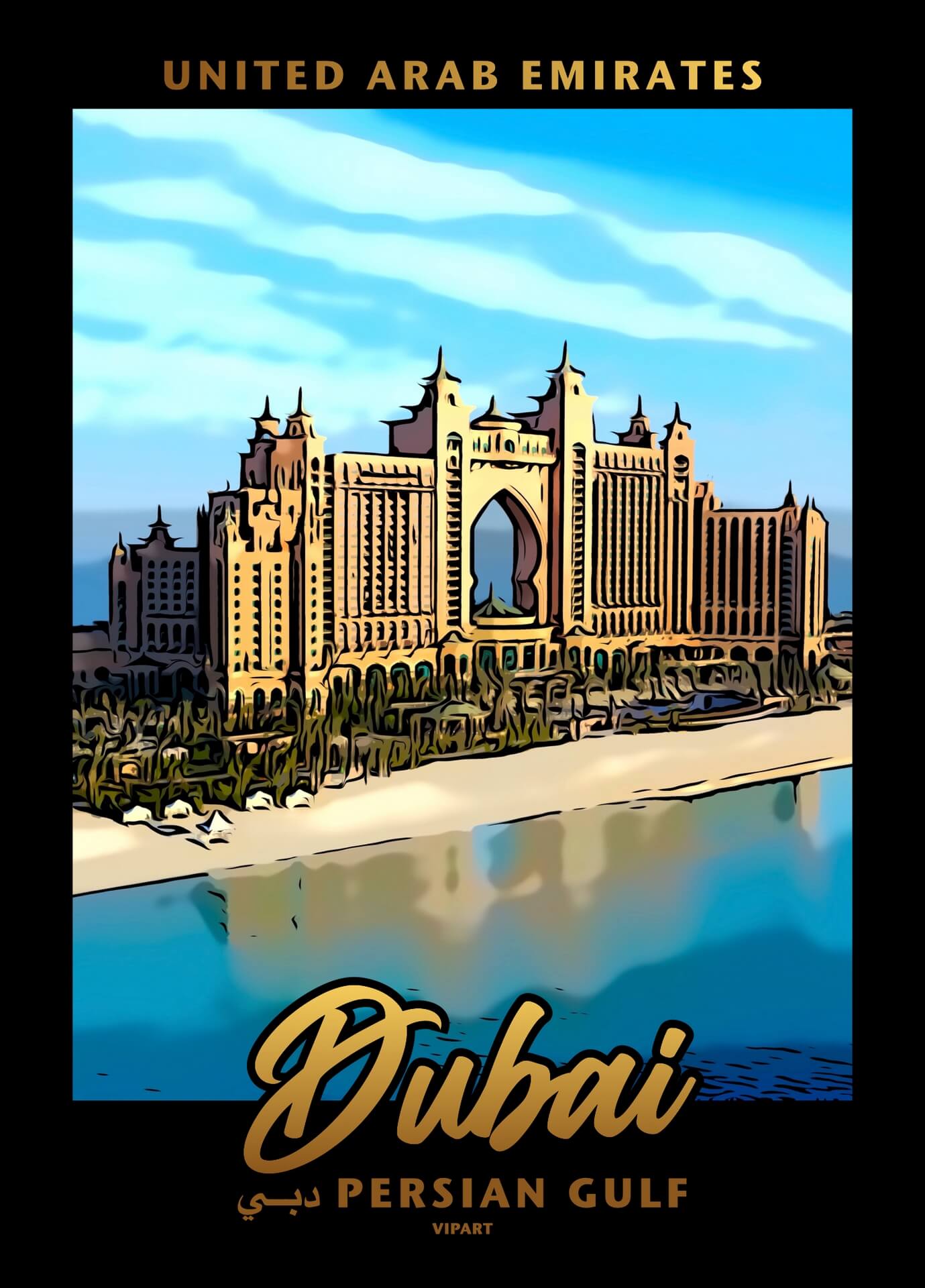 VIPART poster Atlantis The Palm Hotel Dubai