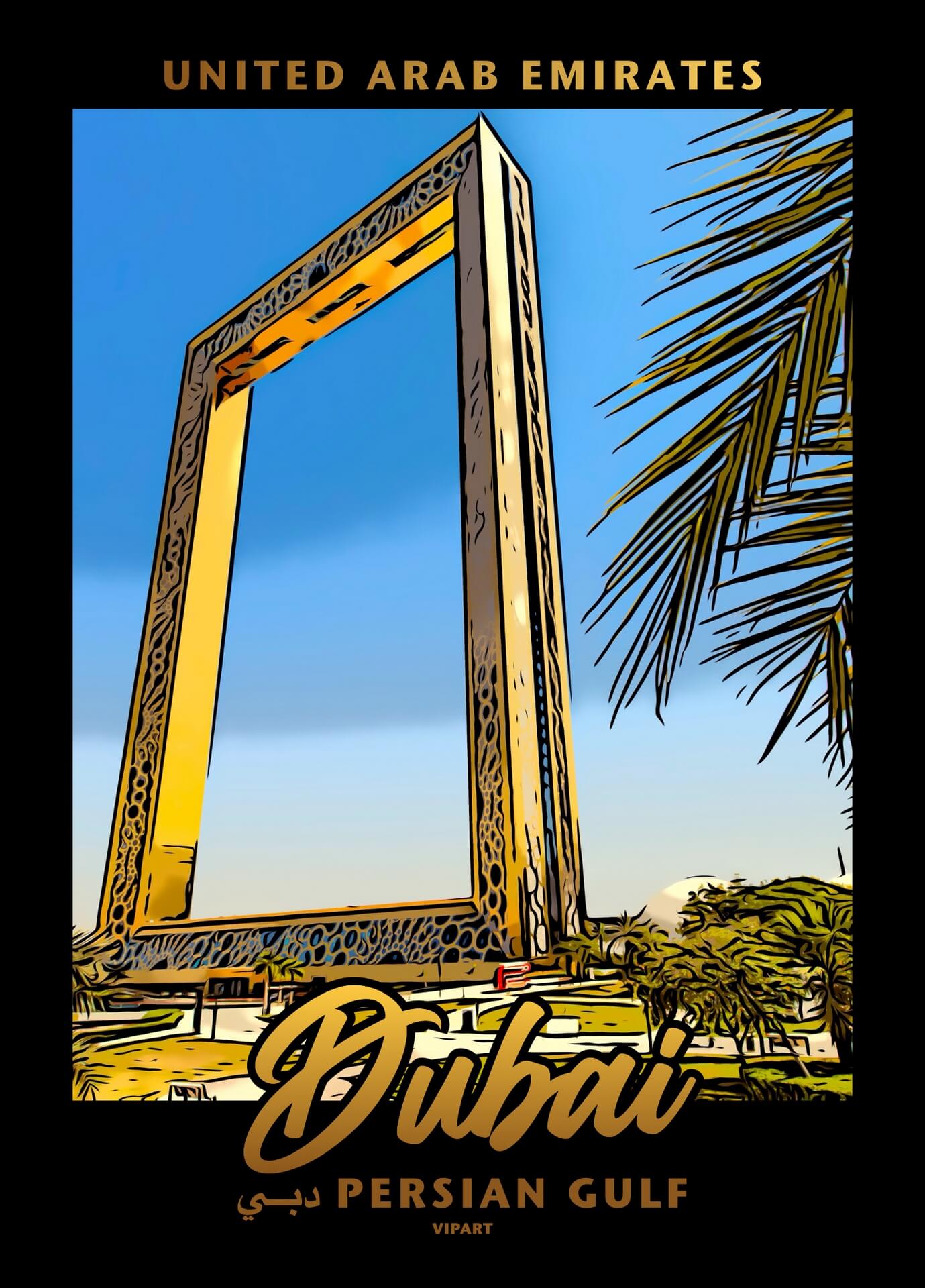 VIPART poster Dubai Frame