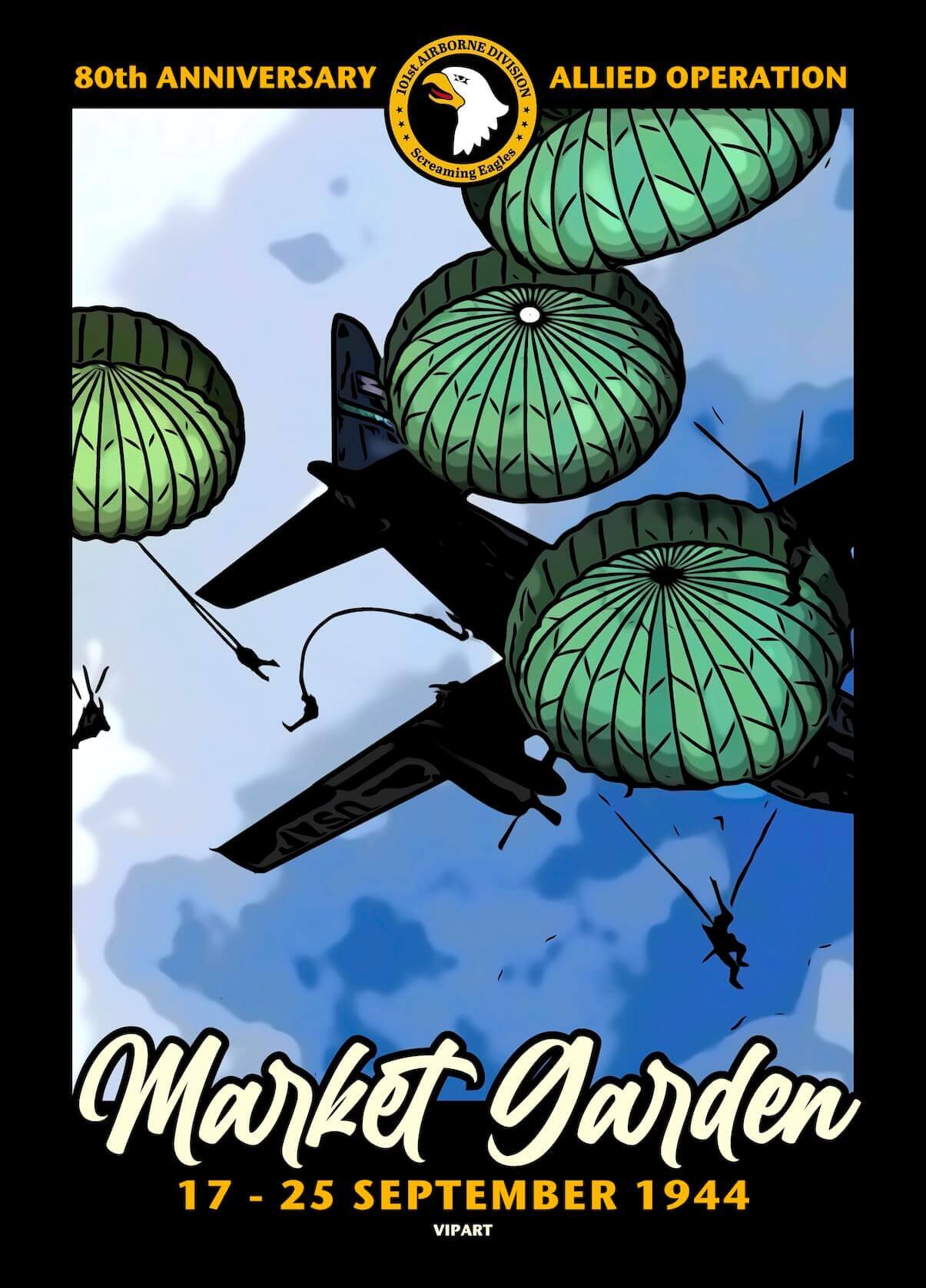 VIPART creatie Operation Market Garden - Parachutisten