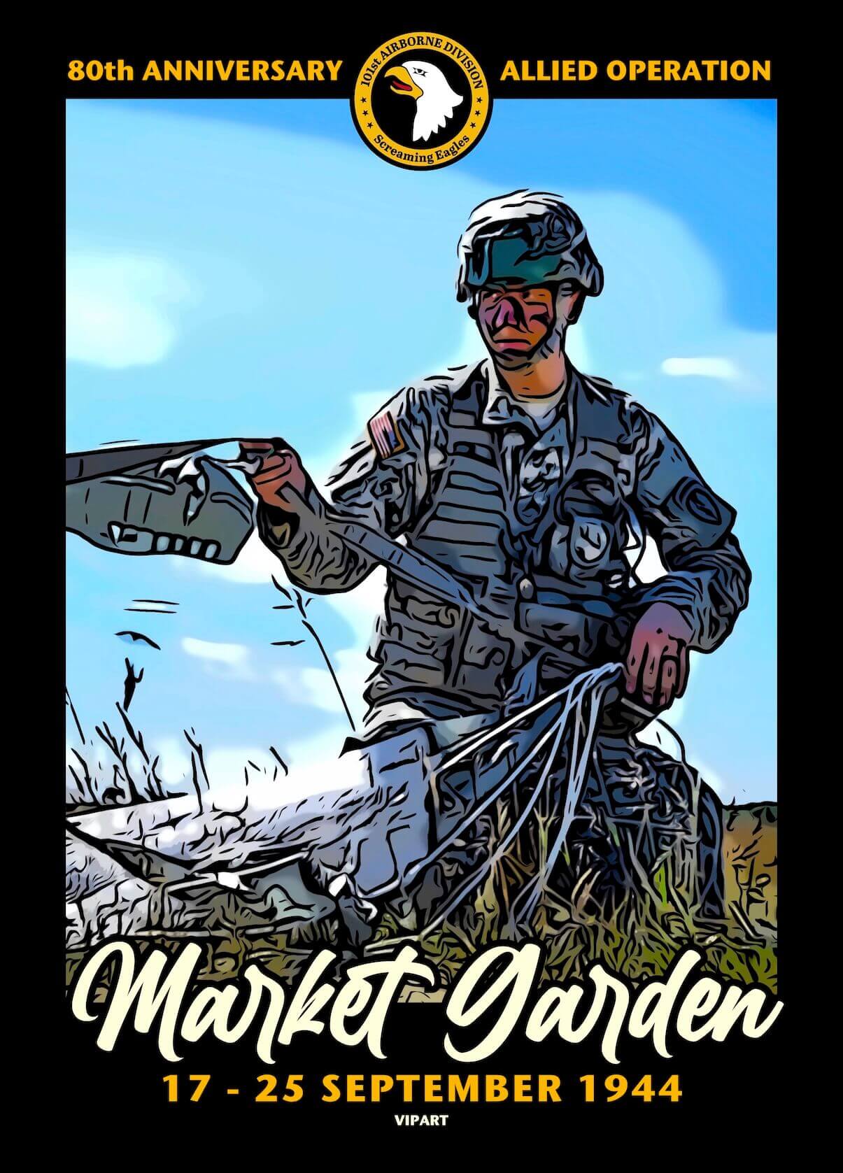 VIPART creatie Operation Market Garden - Paratrooper