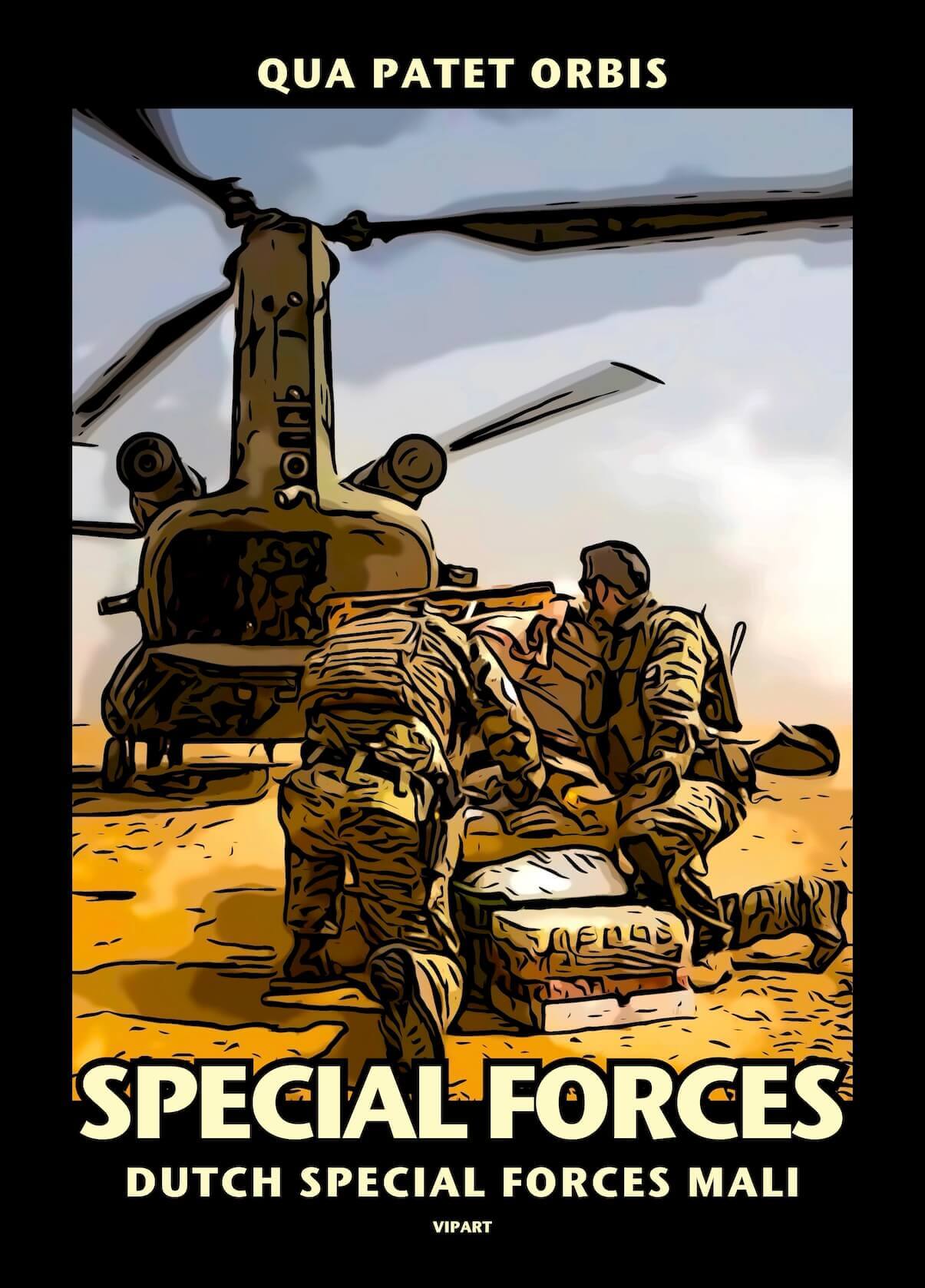 VIPART poster Koninklijke Marechaussee Special Forces