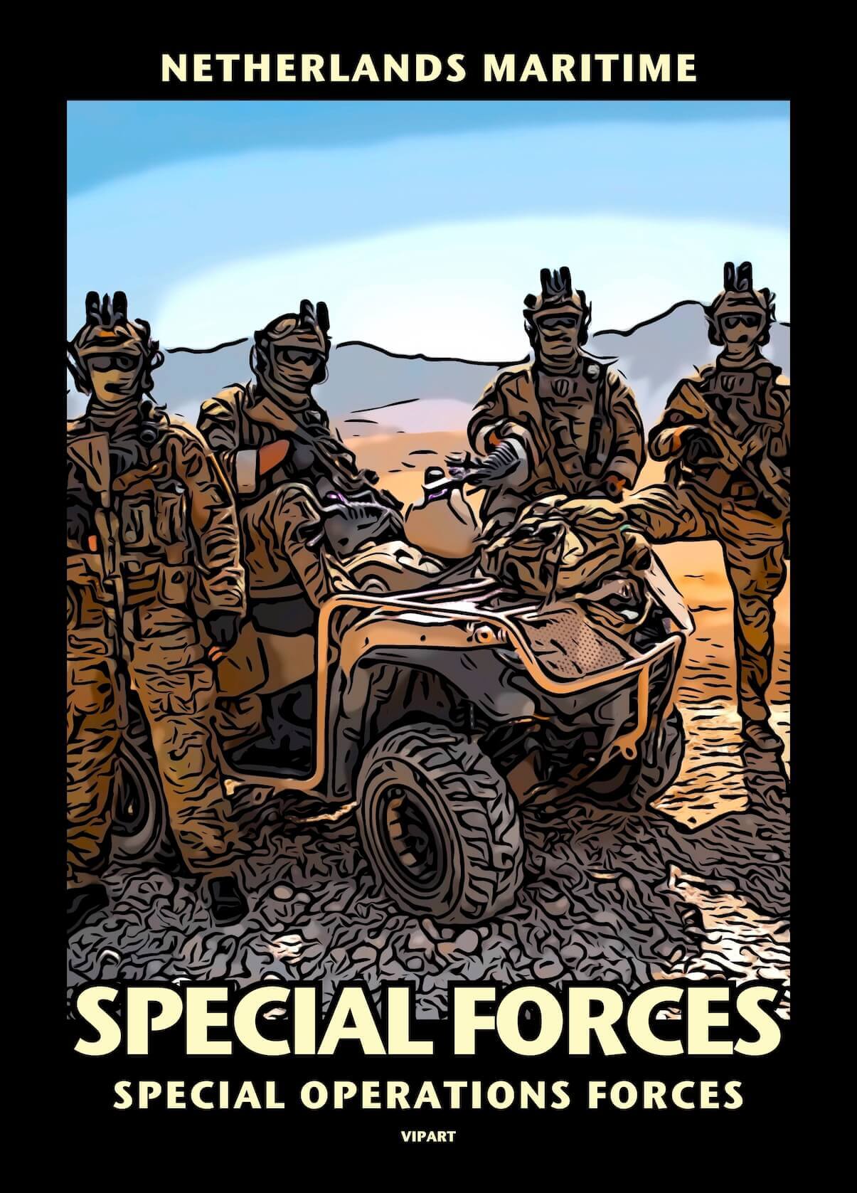 VIPART poster Dutch Special Operations