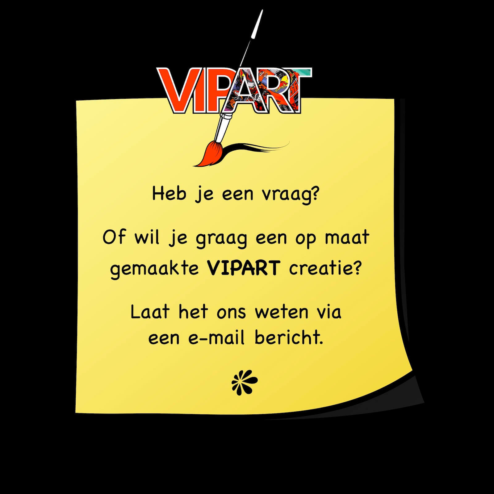 VIPART poster op maat