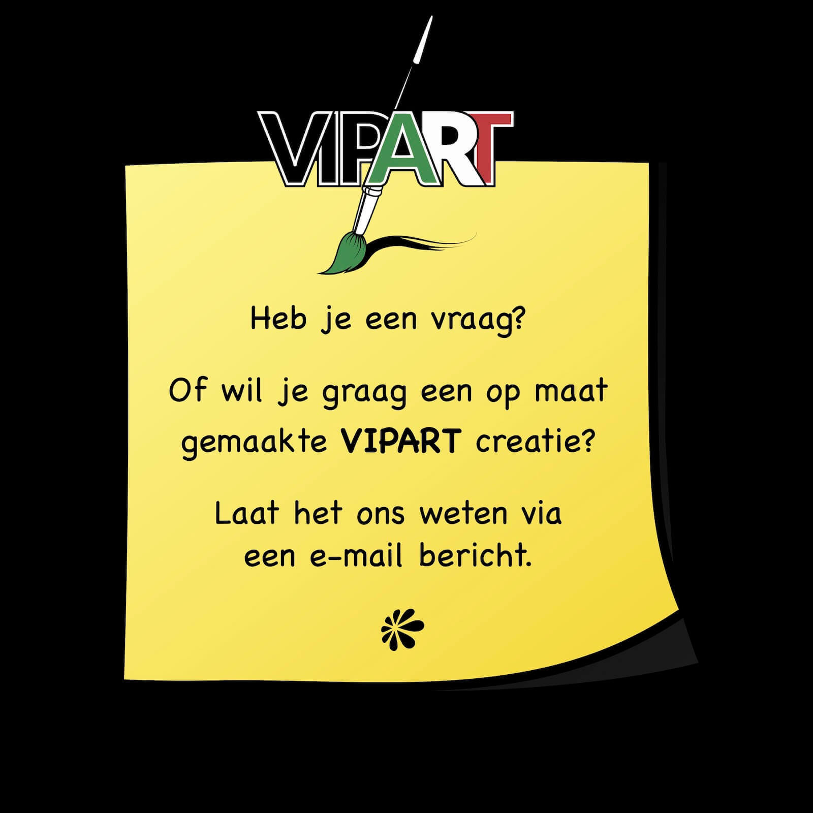 VIPART poster op maat